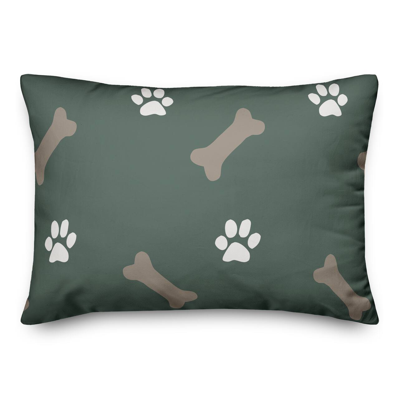 Bones & Paws Indoor/Outdoor Lumbar Throw Pillow